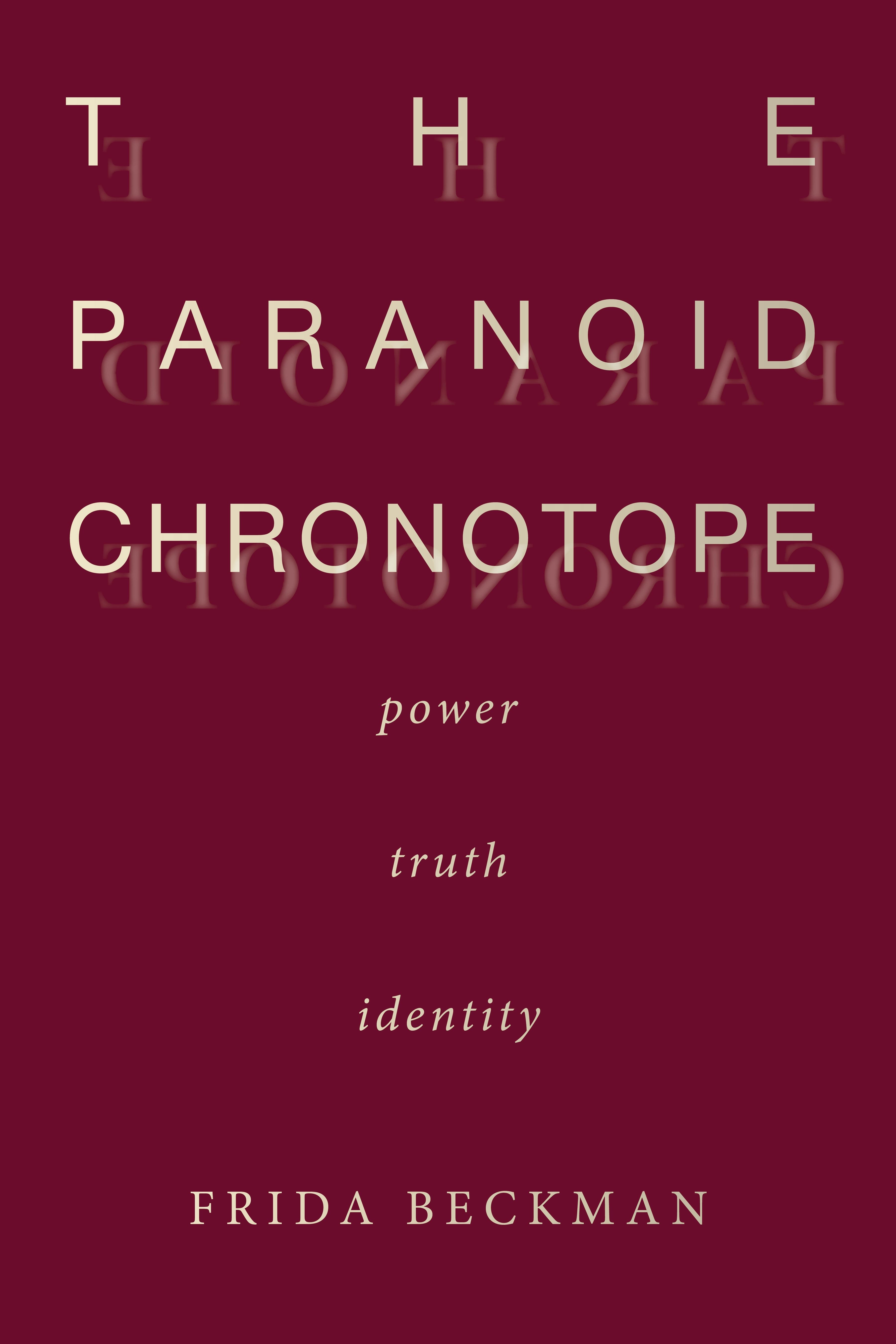 Book cover image for The Paranoid Chronotope ISBN: 9781503630482